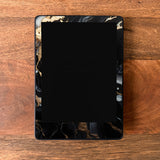 Black and Gold Marble Kindle Skin