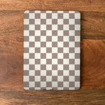 Brown Checkered Kindle Skin