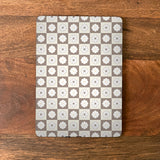 Floral Brown Checkered Kindle Skin