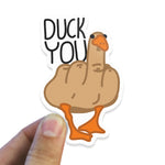 Duck You Sticker