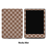 Neutral Checkered Kindle Skins Collection