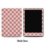 Neutral Checkered Kindle Skins Collection