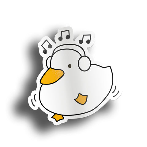 Dancing Duck Sticker