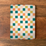 Retro Green Checkered Kindle Skin