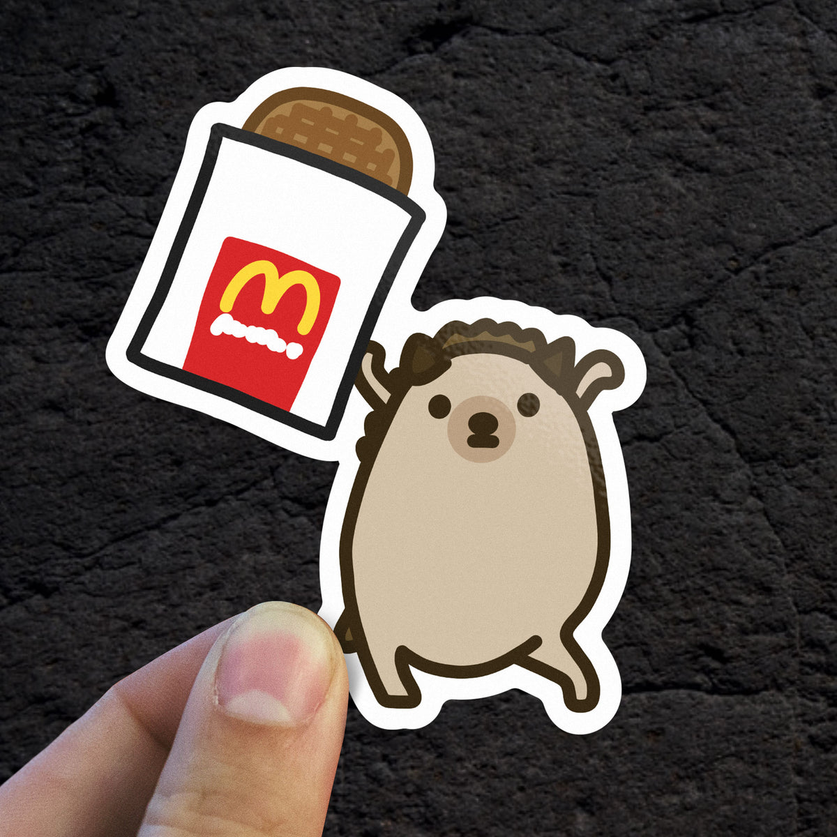 Hedgehog Sticker | Shop Die-Cut Stickers | Sloke Designs