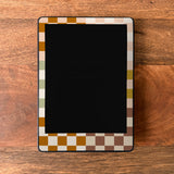 Multicolored Checkered Kindle Skin