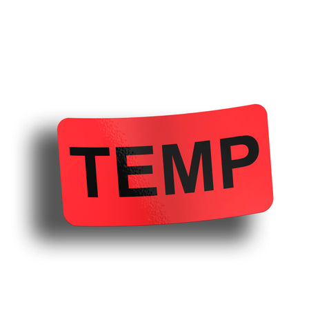 Temp Sticker