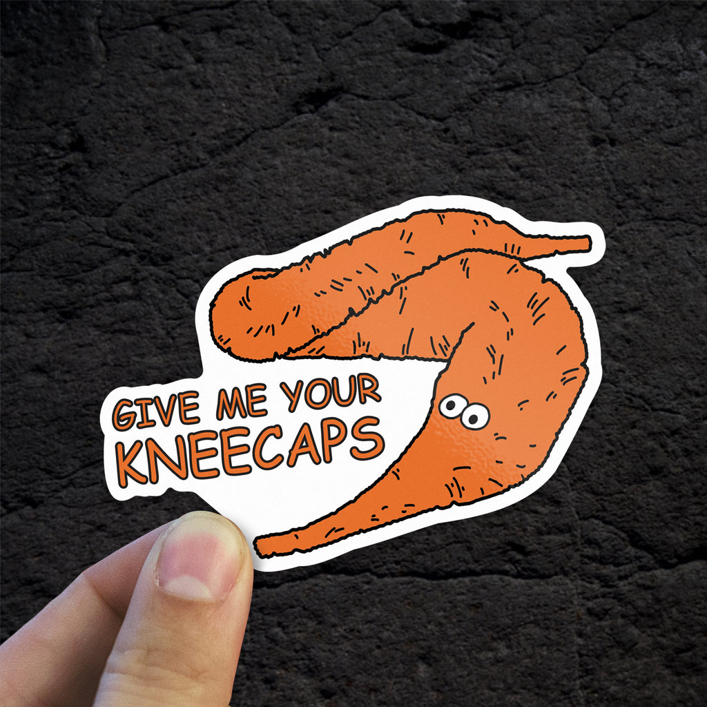 Worm on a String Sticker | High Quality Stickers | Sloke Designs