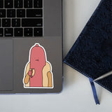 Hotdog Eating Hotdog Sticker